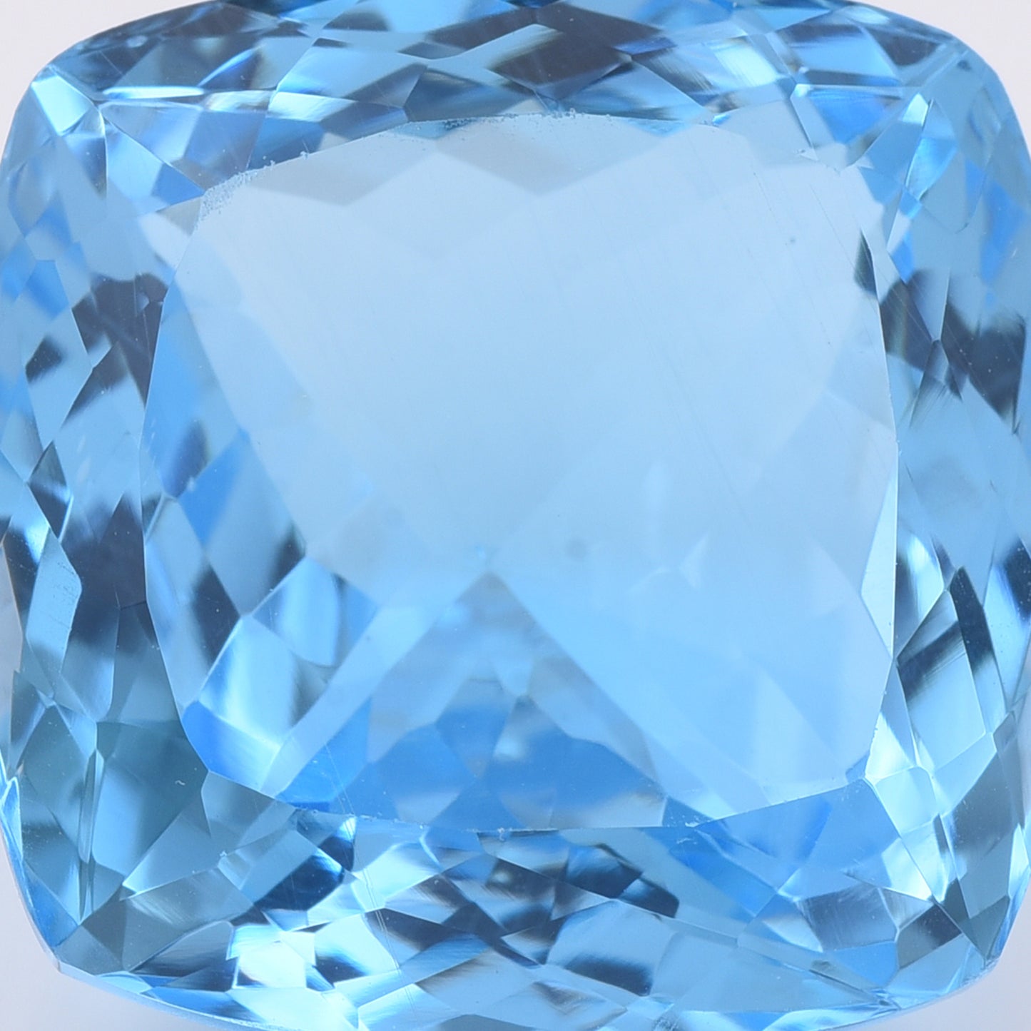 38.02 Natural Topaz Blue Topaz Cushion Mixed Cut Gemstone