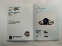 1.68 Ct Oval Mixed Cut Natural Sapphire 950 Platinum Ring