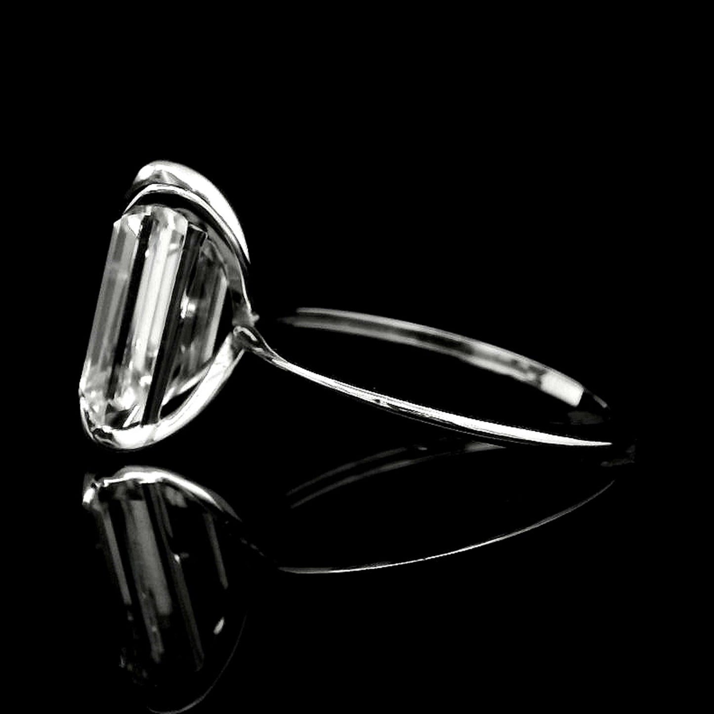 5.65 Carats Lab Grown Diamond 14K Gold Ring