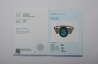 1.75 Ct Oval Mixed Cut Natural Emerald 14K Gold Ring