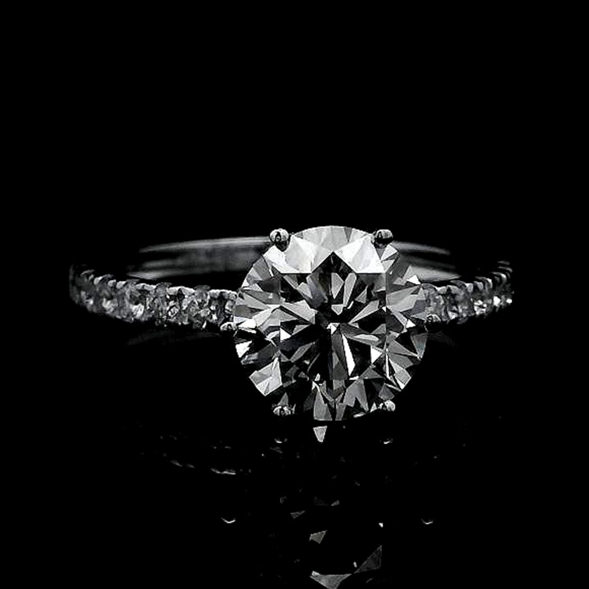 2.78 Carats Lab Grown Diamond 14K Gold Ring