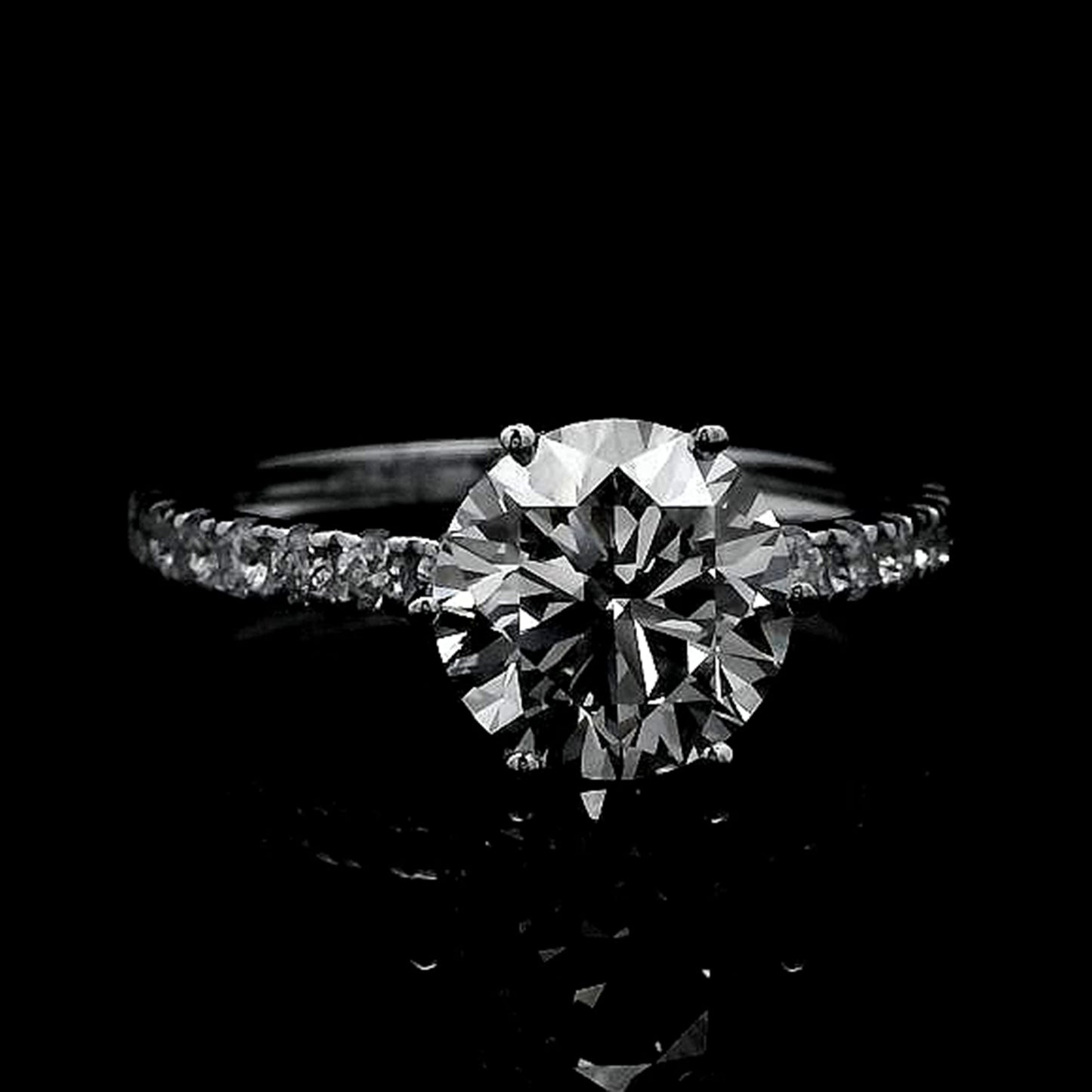 2.78 Carats Lab Grown Diamond 14K Gold Ring