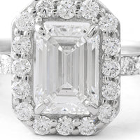 2.14 Carats Lab Grown Diamond 14K Gold Ring