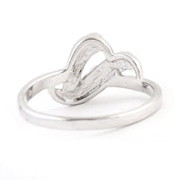 0.00 Ct Plain 925 Sterling Silver Ring