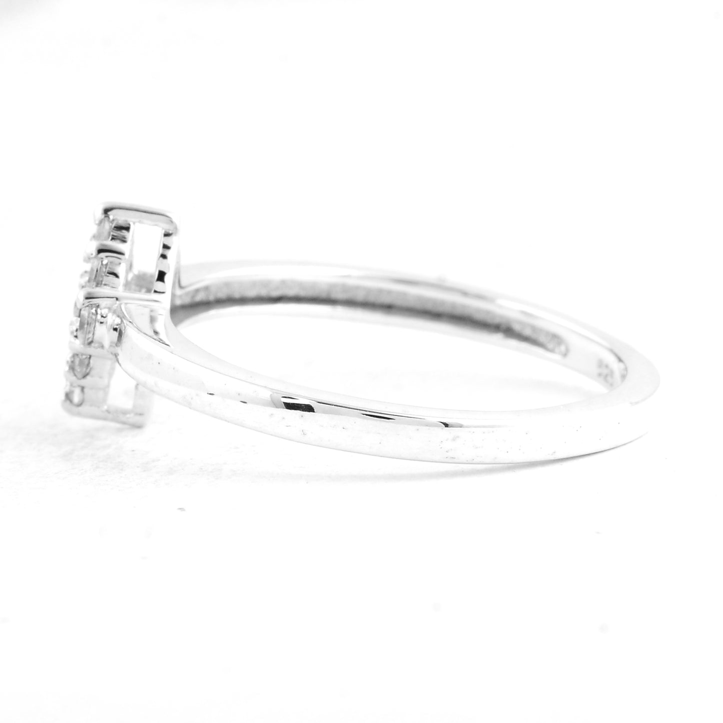 0.35 Ct Round Cubic Zirconia 925 Sterling Silver Ring