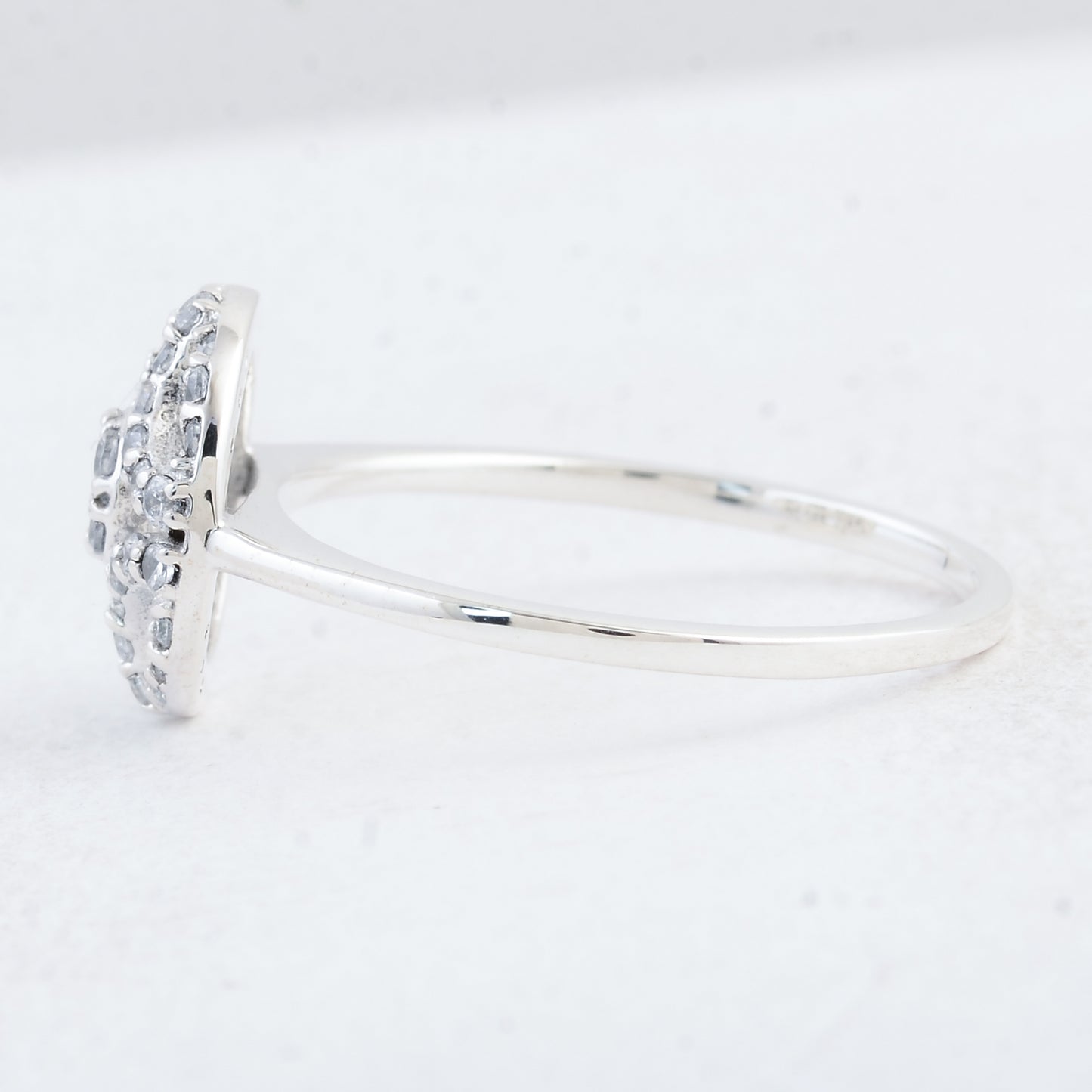 0.79 Ct Round Cubic Zirconia 925 Sterling Silver Ring
