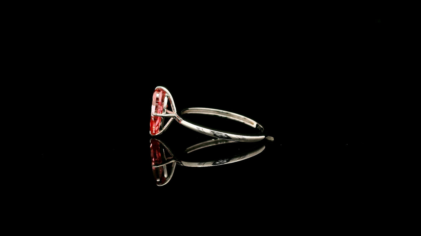 1.50 Carats Pink Lab Grown Diamond 14K Gold Ring