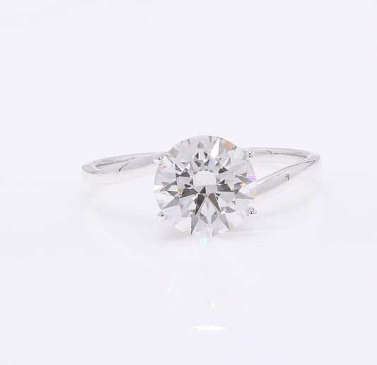 2.02 Carats Lab Grown Diamond 14K Gold Ring