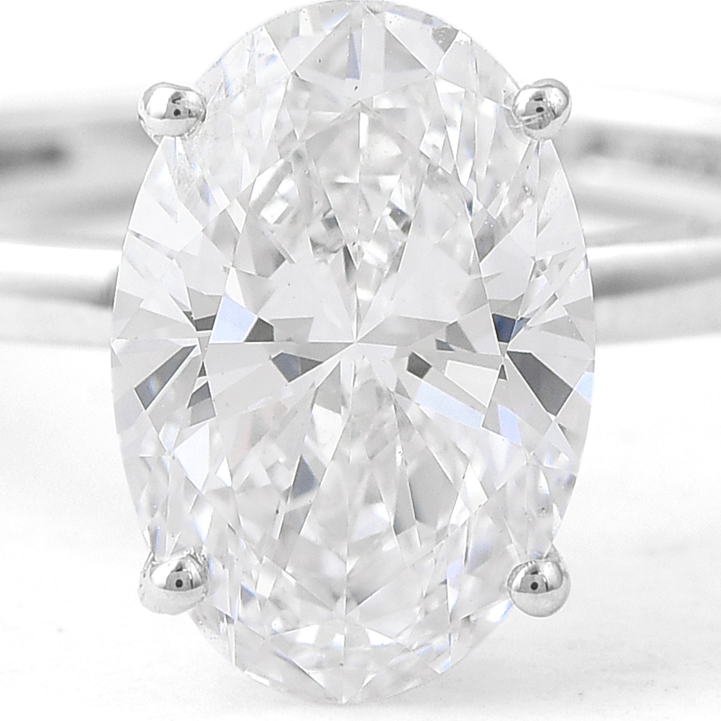 3.01 Carats Lab Grown Diamond 14K Gold Ring