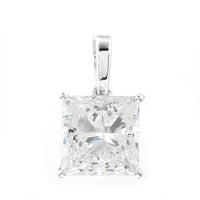 3.00 Carats Lab Grown Diamond 14K Gold Pendant