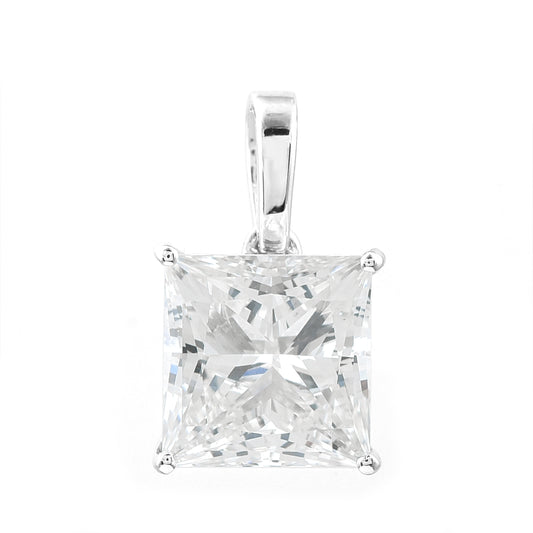 3.00 Carats Lab Grown Diamond 14K Gold Pendant