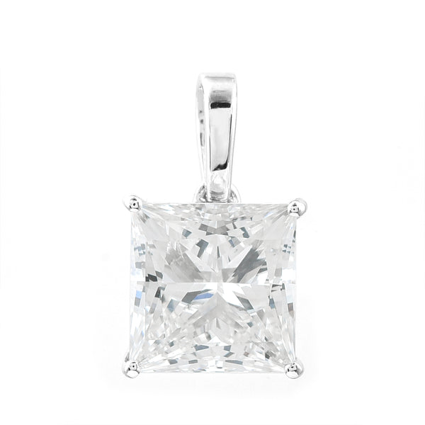 3.00 Carats Lab Grown Diamond 14K Gold Pendant