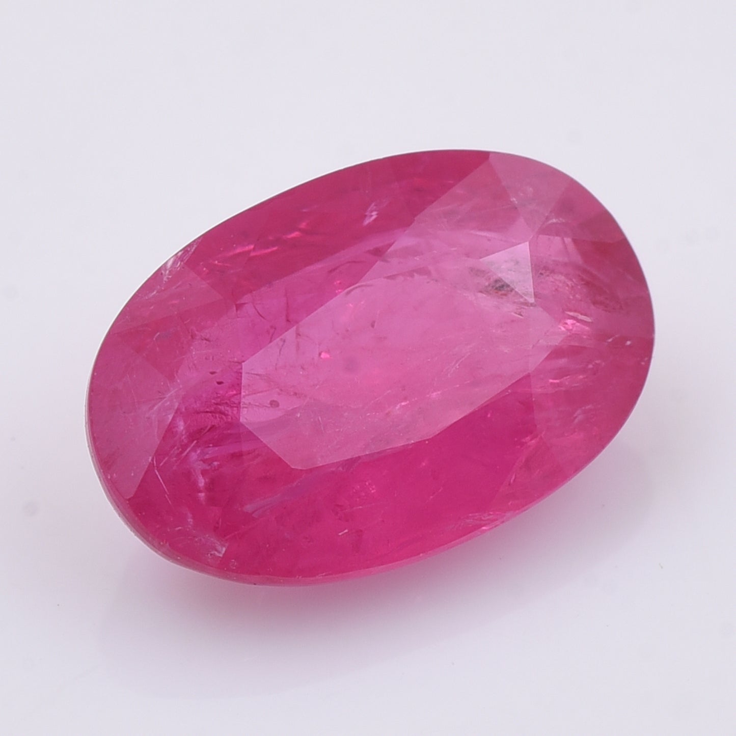 2.26 Natural Corundum Ruby Oval Mixed Cut Gemstone