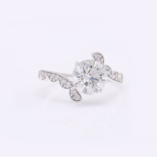 2.38 Carats Lab Grown Diamond 14K Gold Ring