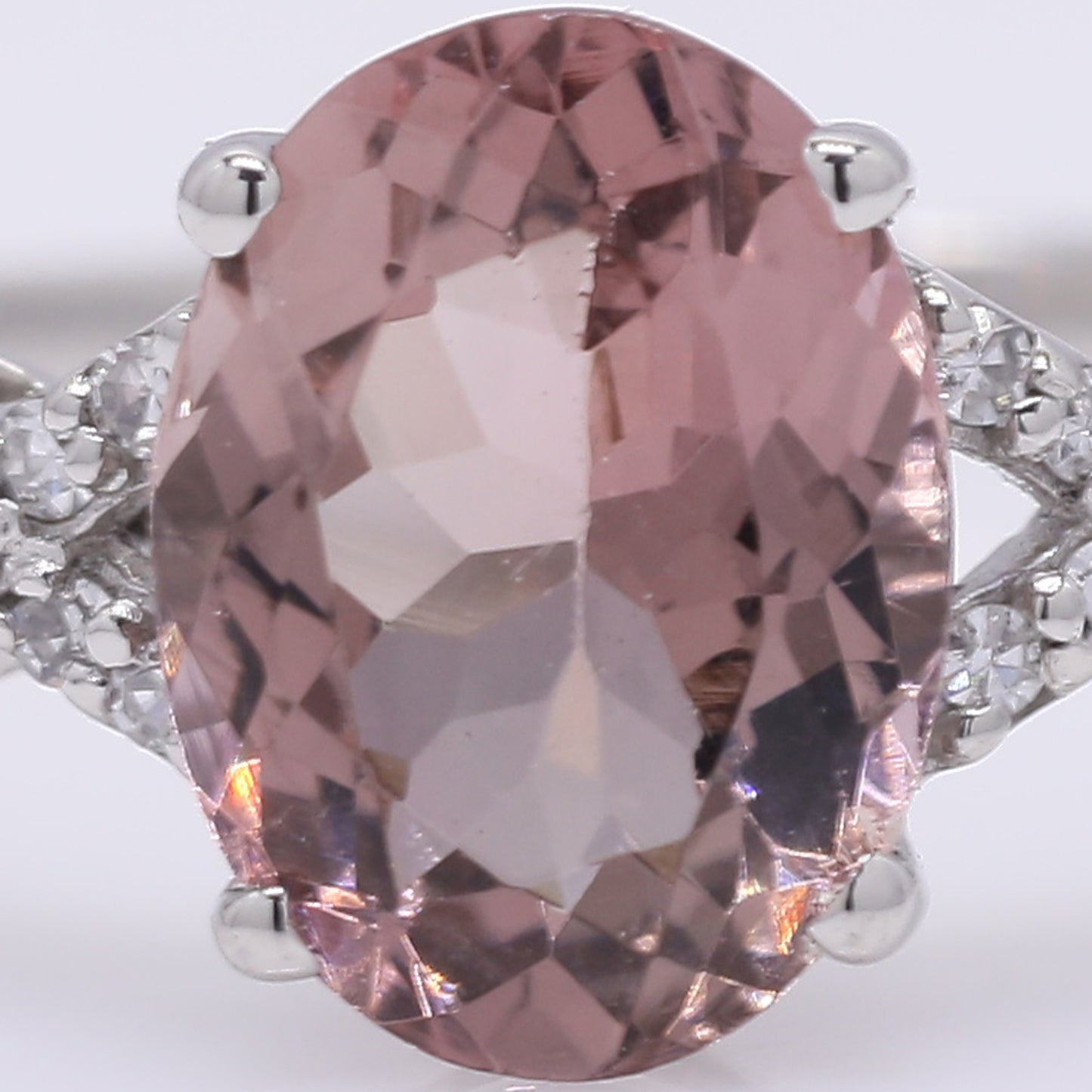1.17 Ct Oval Mixed Cut Natural Tourmaline 950 Platinum Ring