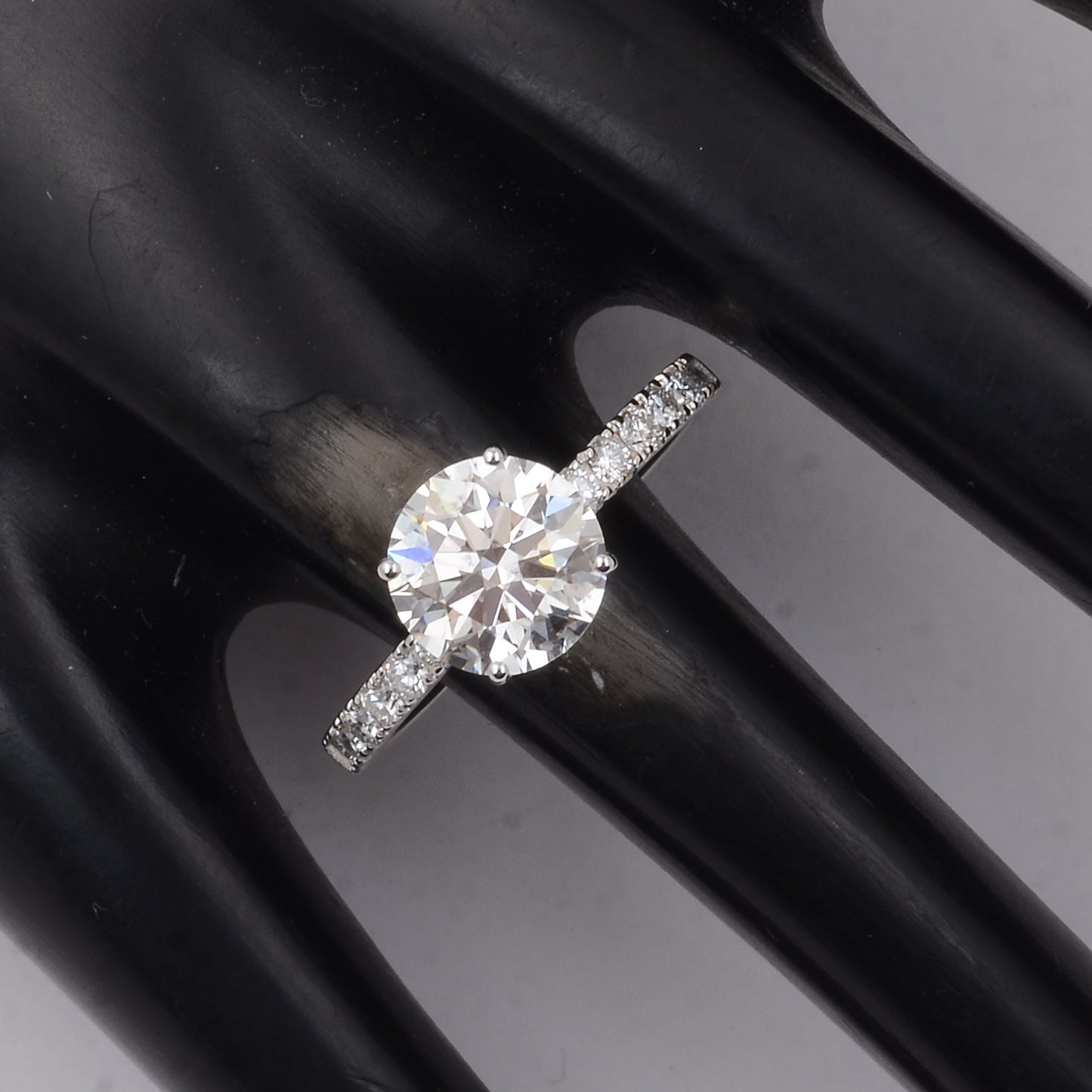 2.39 Carats Lab Grown Diamond 14K Gold Ring