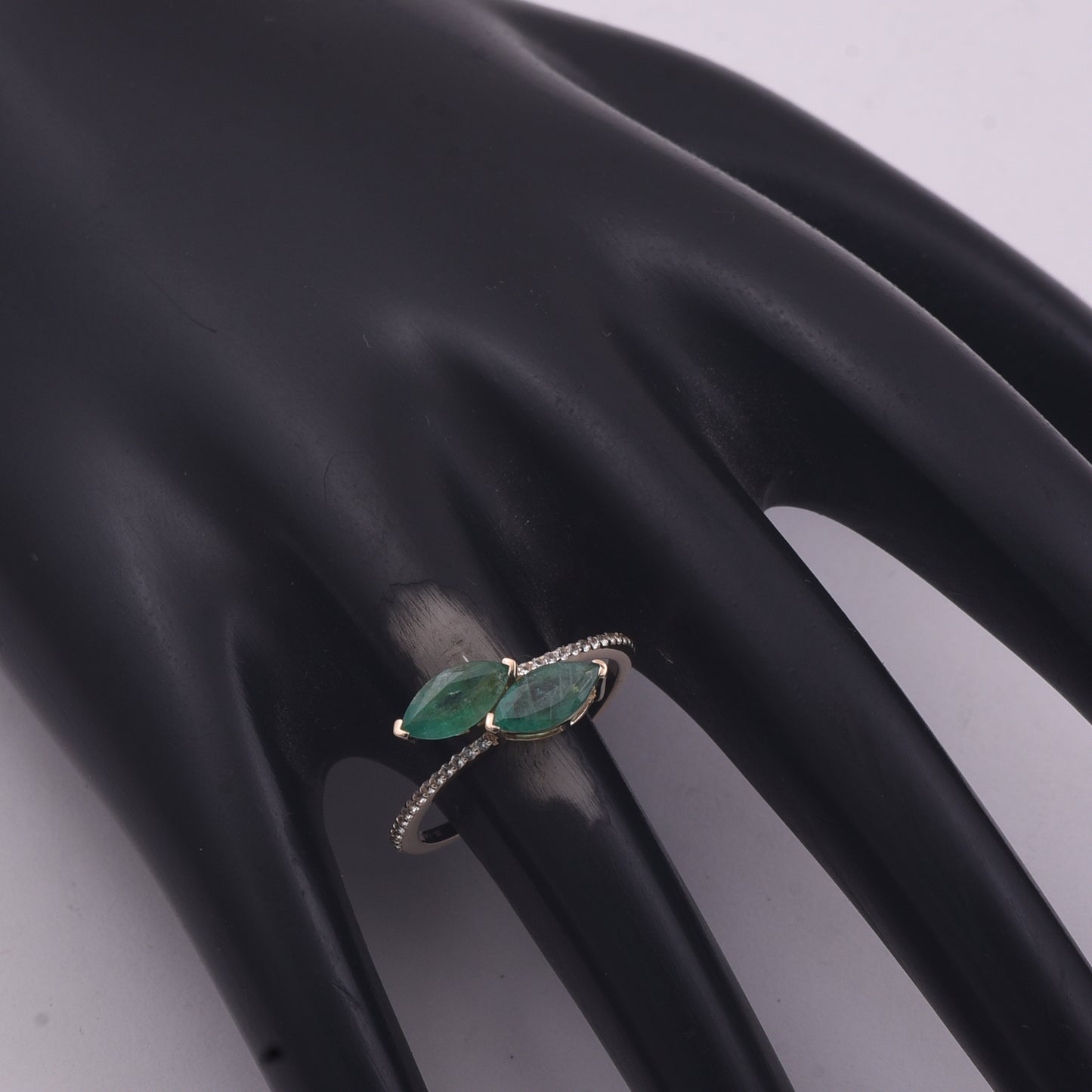 1.20 Ct Marquise Emerald 9K Gold Ring