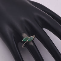 1.20 Ct Marquise Emerald 9K Gold Ring