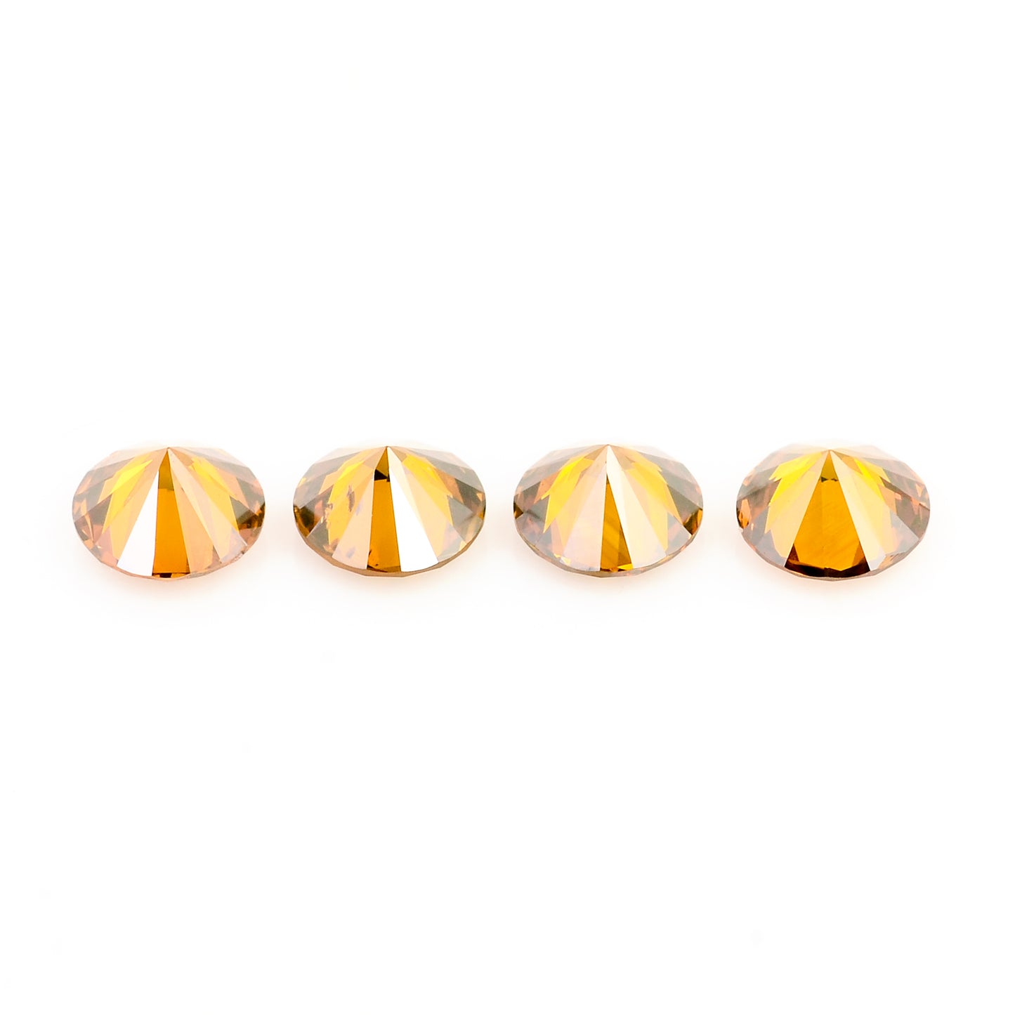 0.61 Red Diamond Round Loose Gemstone