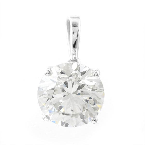 2.23 Carats Lab Grown Diamond 14K Gold Pendant