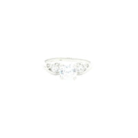 1.08 Ct Cubic Zirconia 925 Sterling Silver Ring