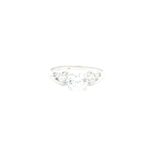 1.08 Ct Cubic Zirconia 925 Sterling Silver Ring