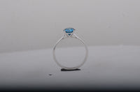 1.08 Carats Blue Lab Grown Diamond 14K Gold Ring