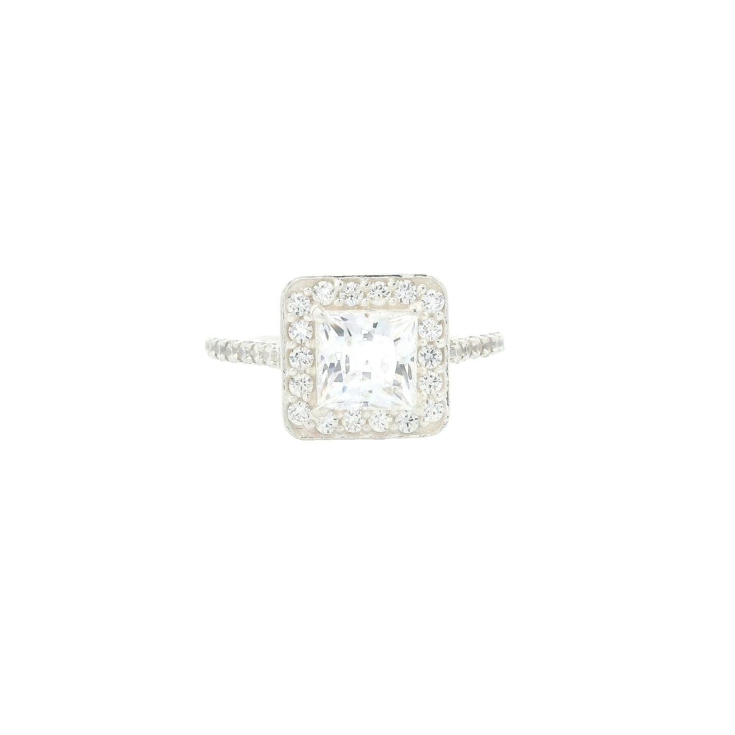 3.79 Ct Cubic Zirconia 925 Sterling Silver Ring