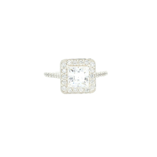 3.79 Ct Cubic Zirconia 925 Sterling Silver Ring