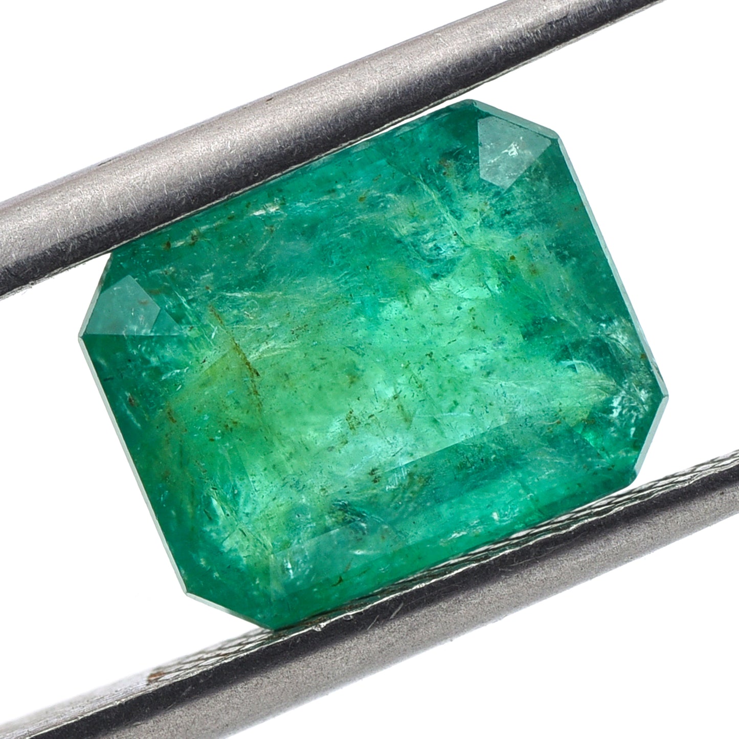 3.37 Natural Beryl Emerald Emerald Cut Gemstone