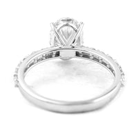 2.42 Carats Lab Grown Diamond 14K Gold Ring