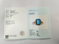 2.03 Ct Octagon Step Cut Natural Emerald 14K Gold Ring