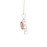 4.73 Carats Pink Lab Grown Diamond 14K Gold Pendant