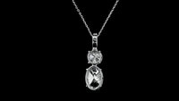 3.40 Carats Lab Grown Diamond 14K Gold Pendant
