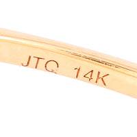 1.92 Ct Oval Mixed Cut Natural Yellow Sapphire 14K Gold Ring
