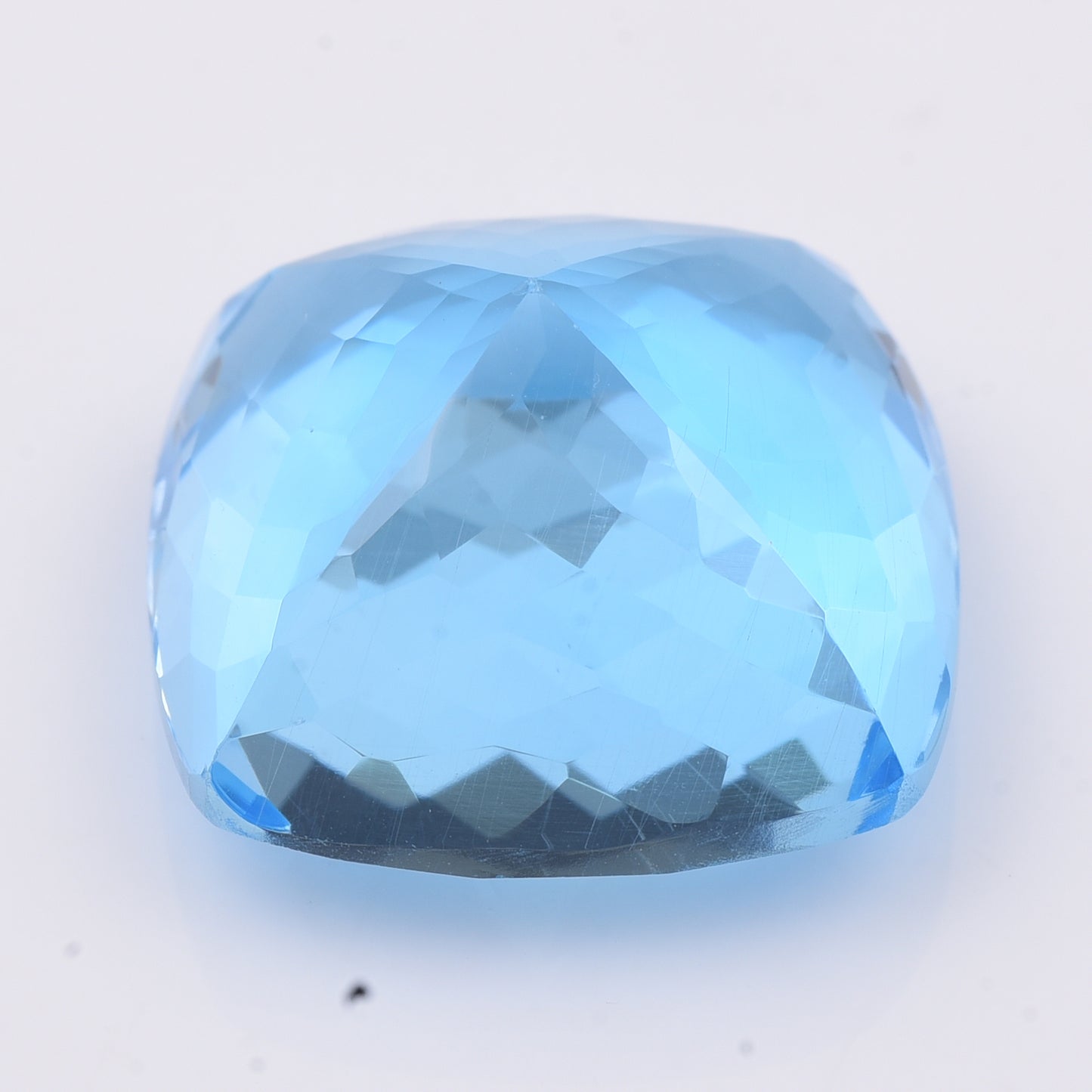 38.02 Natural Topaz Blue Topaz Cushion Mixed Cut Gemstone