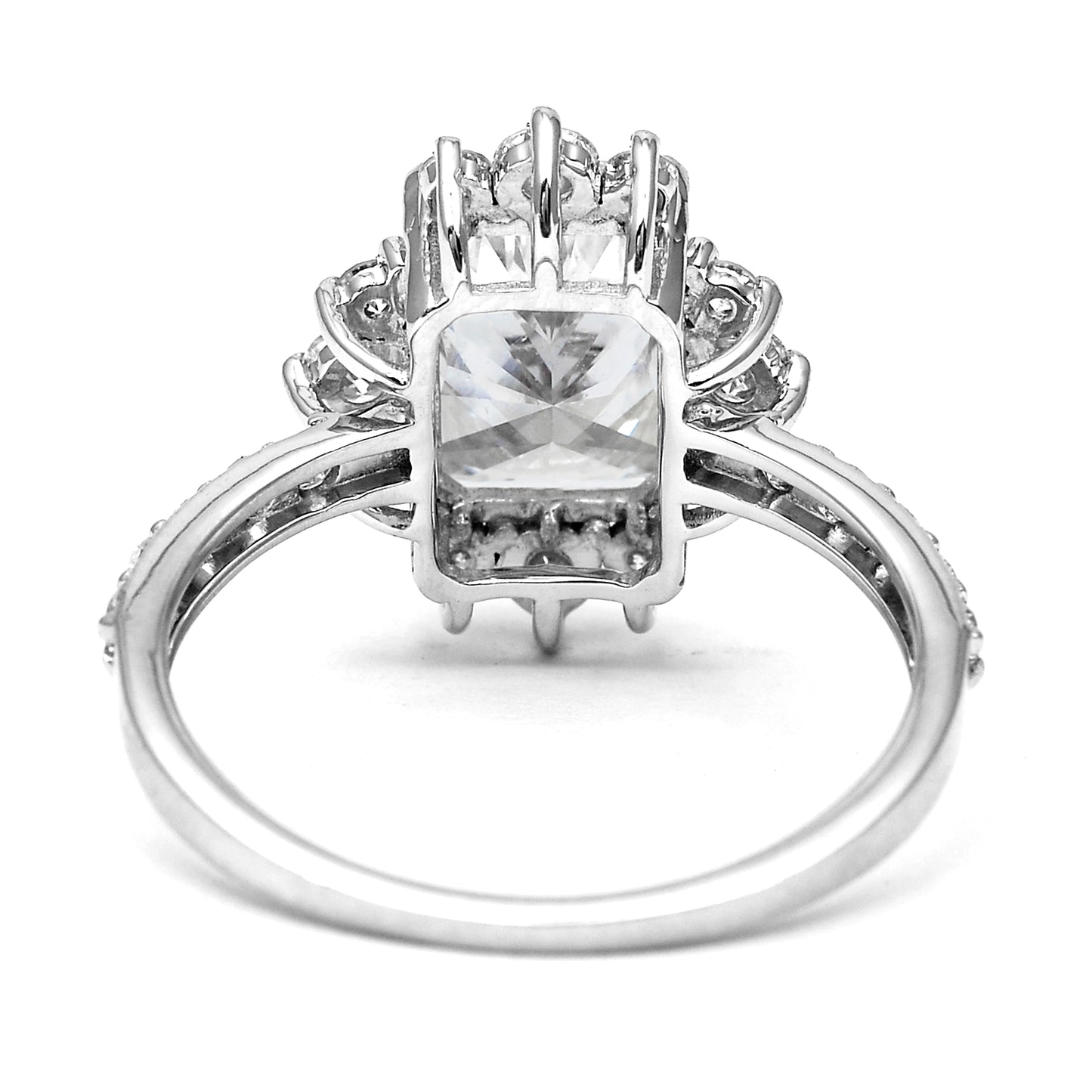 2.96 Carats Lab Grown Diamond 14K Gold Ring