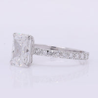 2.42 Carats Lab Grown Diamond 14K Gold Ring