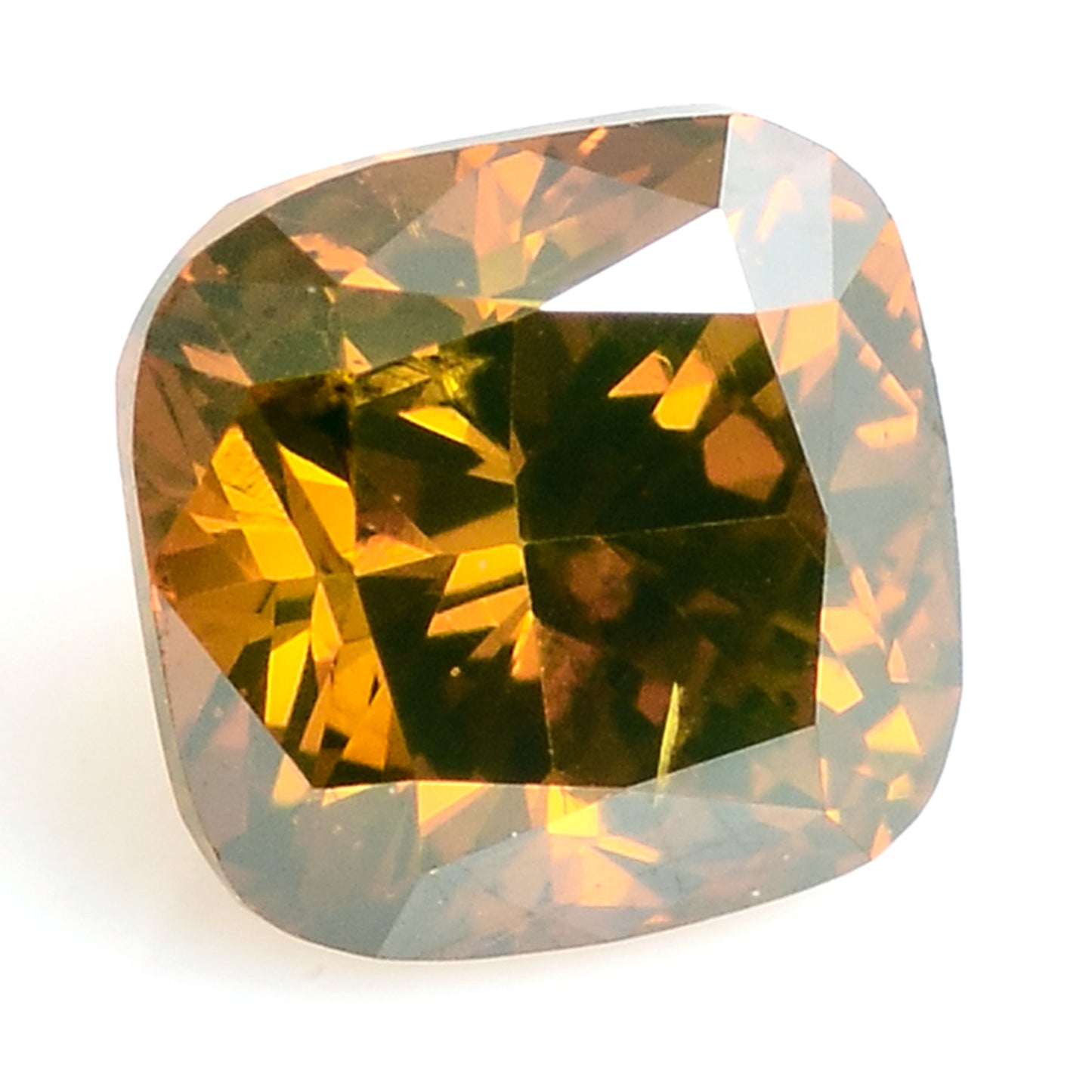 0.31 Carat Red Diamond Cushion Loose Gemstone