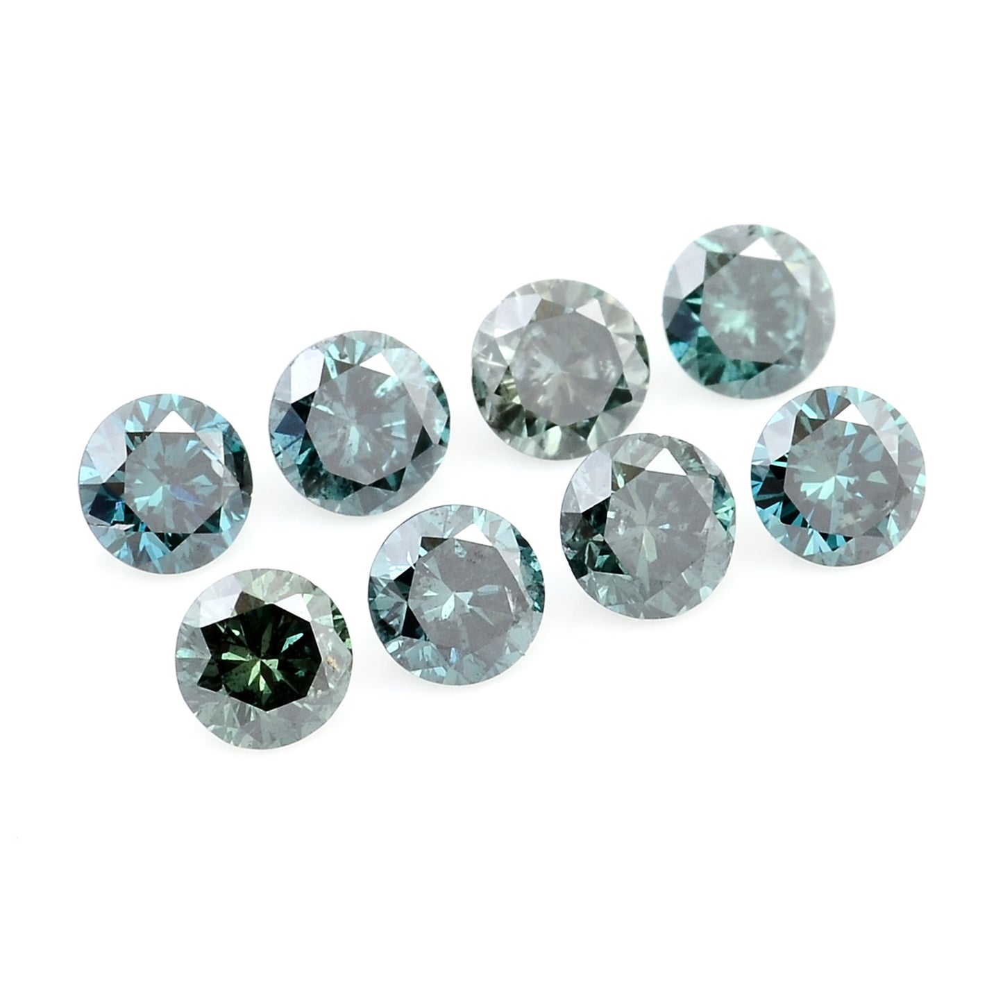 0.69 Blue Diamond Round Loose Gemstone