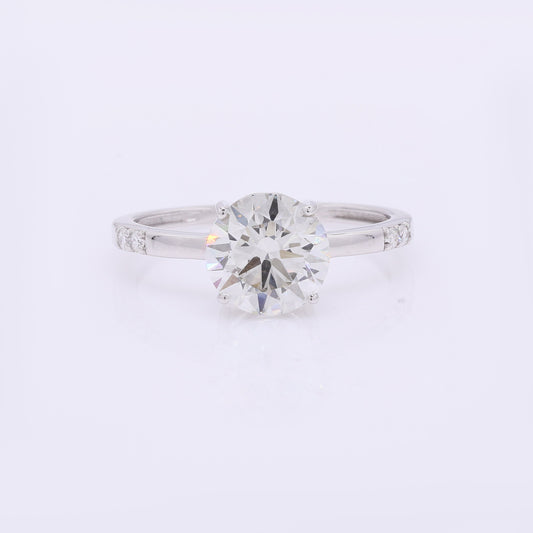 2.09 Carats Lab Grown Diamond 14K Gold Ring