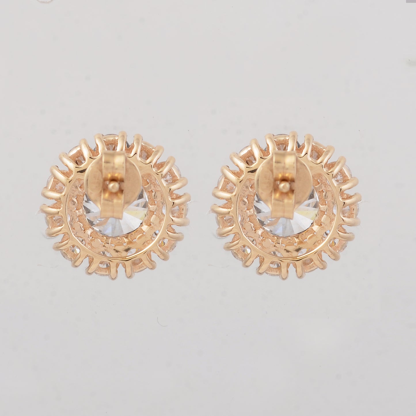 3.08 Carats Lab Grown Diamond 14K Gold Earrings