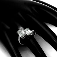 3.70 Carats Lab Grown Diamond 14K Gold Ring