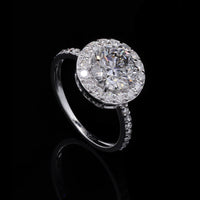 2.53 Carats Lab Grown Diamond 14K Gold Ring
