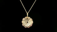 1.81 Ct Round Tourmaline 14K Gold Pendant