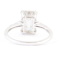3.07 Carats Lab Grown Diamond 14K Gold Ring