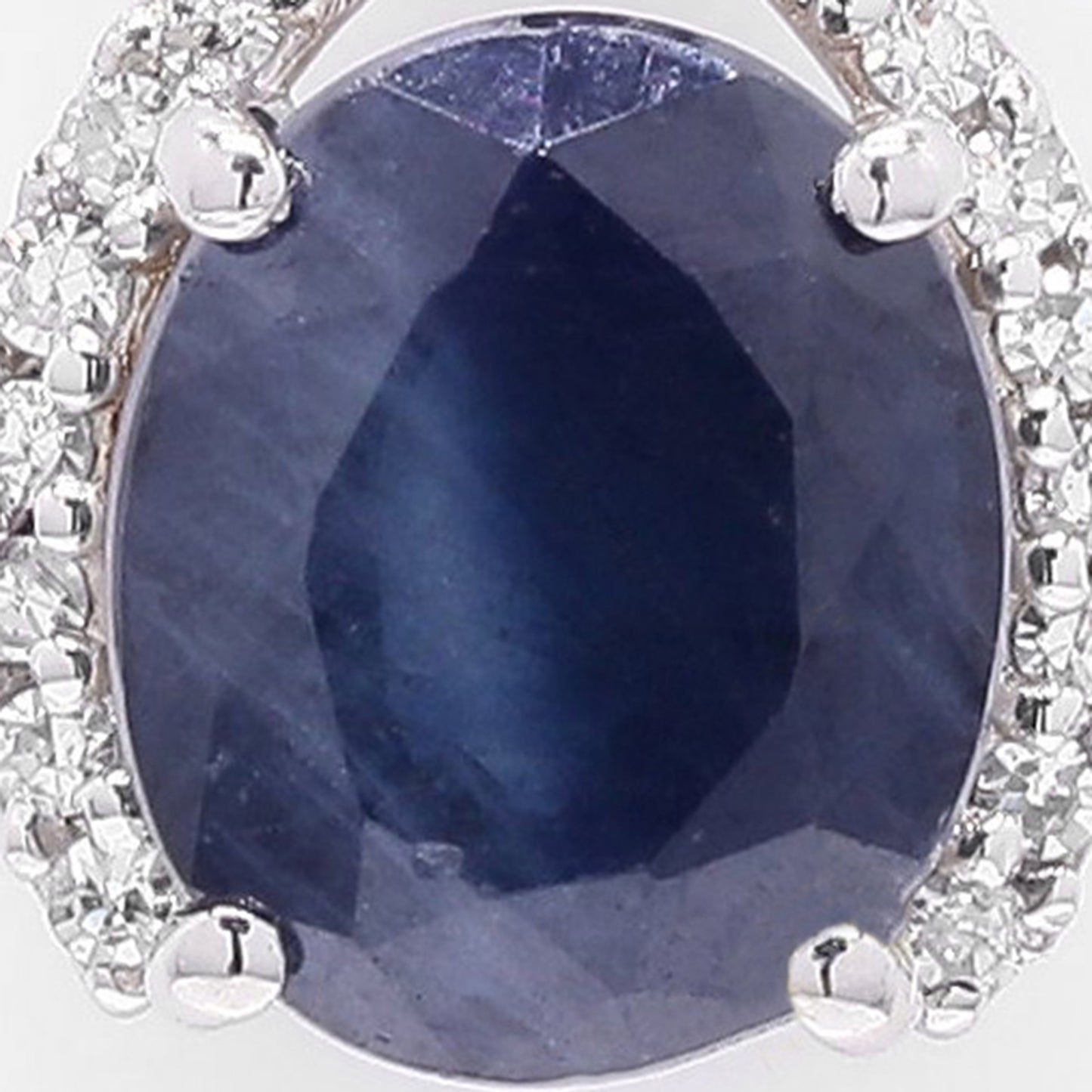 1.68 Ct Oval Mixed Cut Natural Sapphire 950 Platinum Pendant