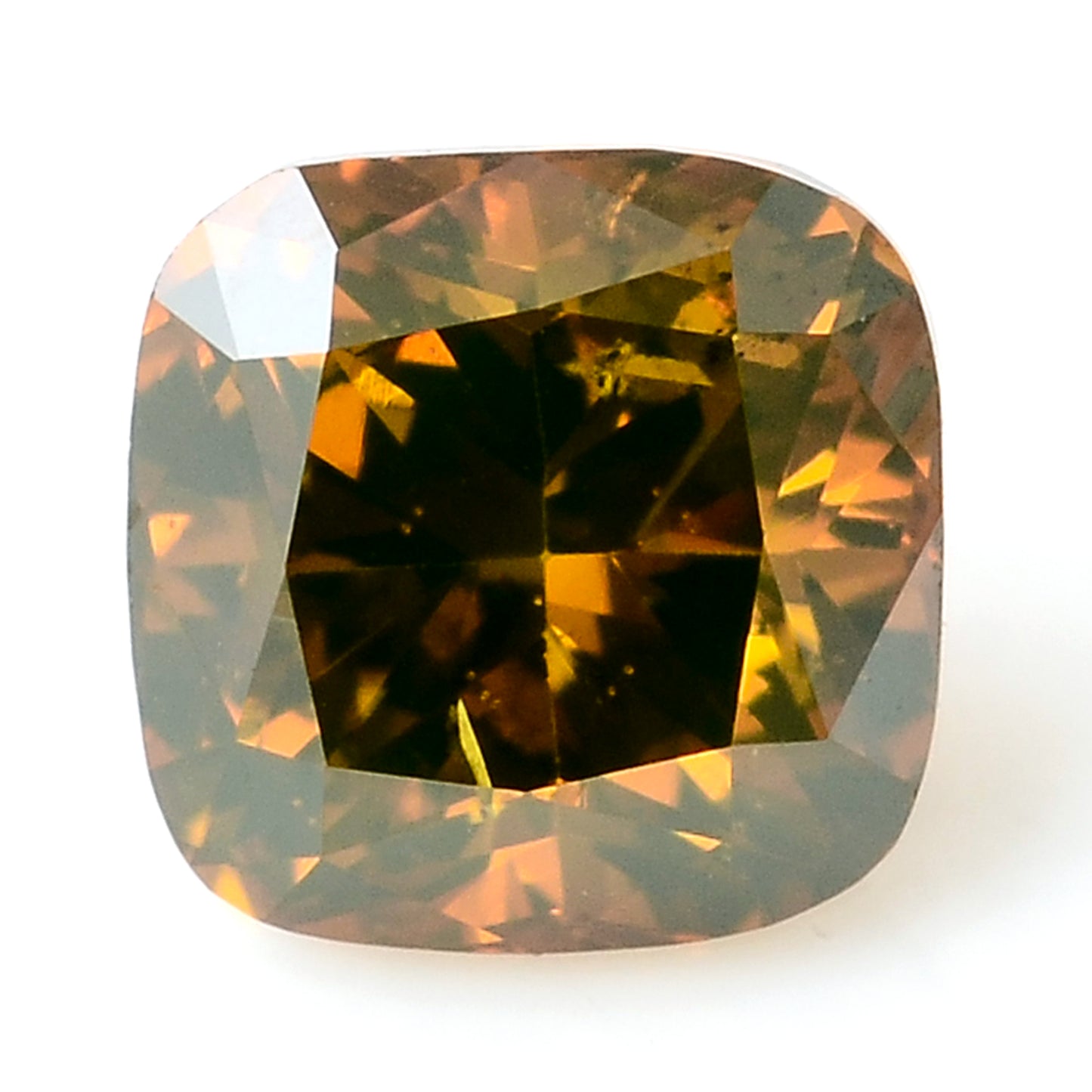 0.31 Carat Red Diamond Cushion Loose Gemstone