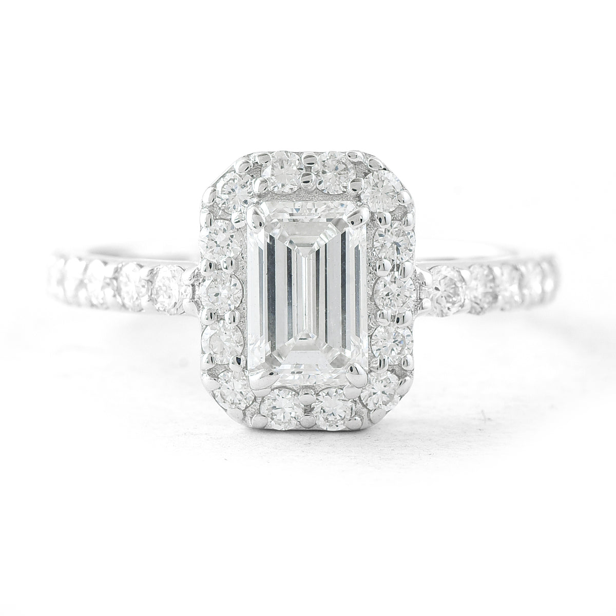 1.89 Carats Lab Grown Diamond 14K Gold Ring
