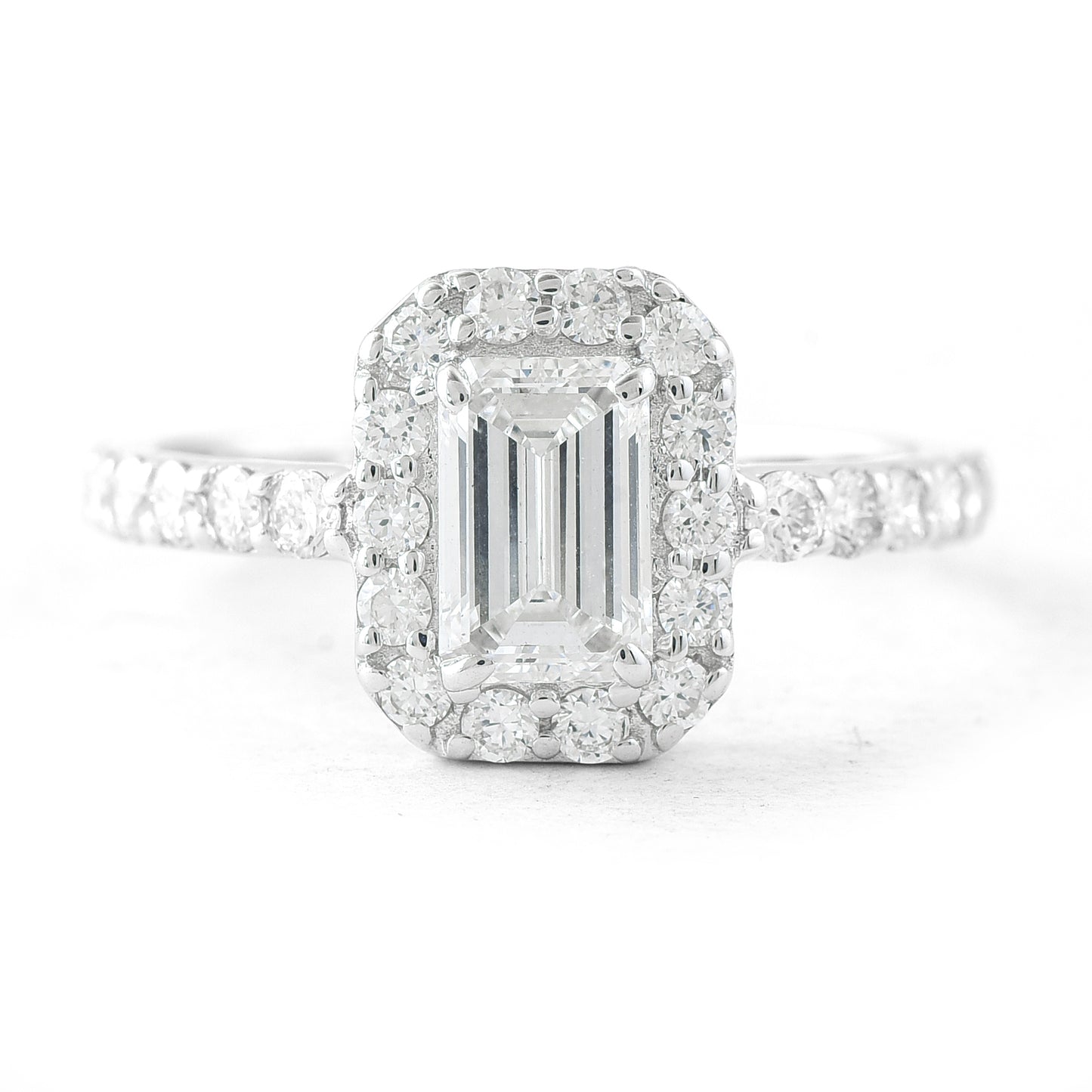 1.89 Carats Lab Grown Diamond 14K Gold Ring